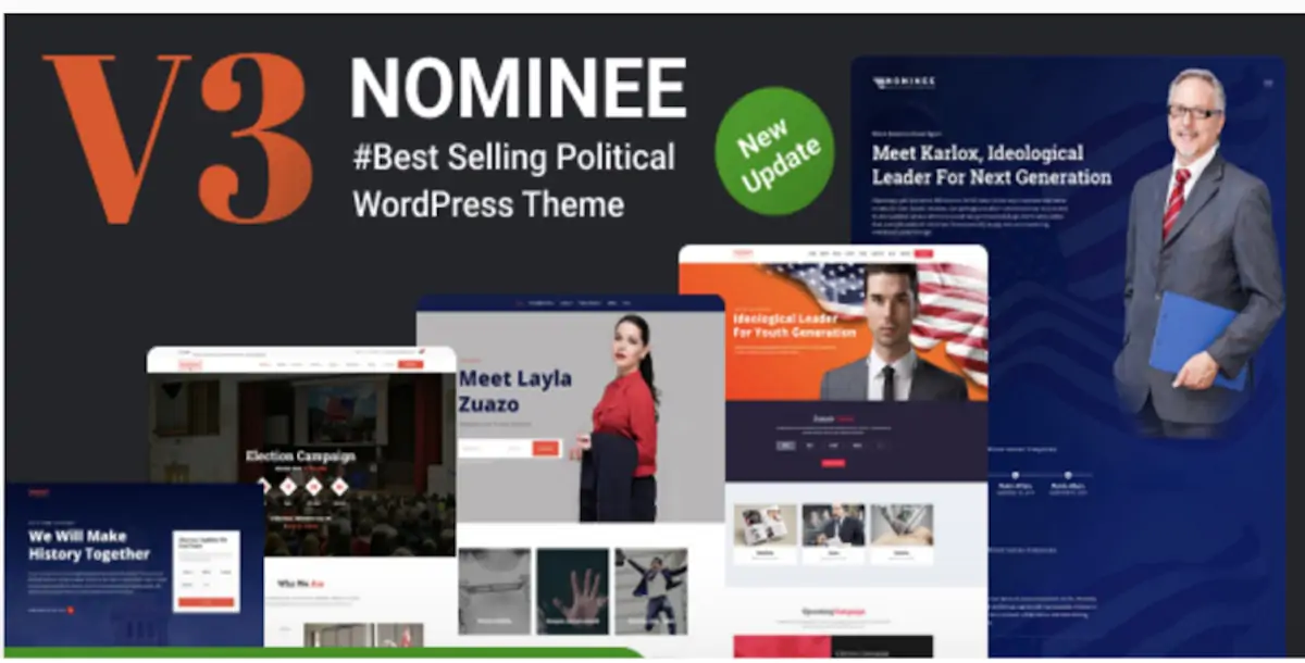 Political Wordpress template